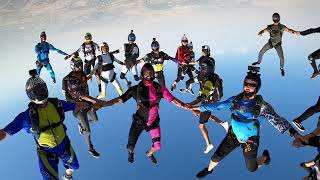 UAE Head Down formation record set at Skydive Dubai