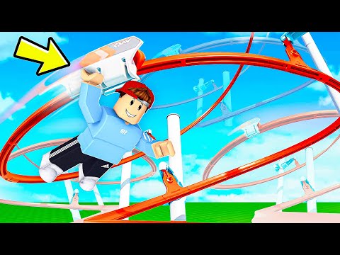 Ich BAUE eine 999.999 ACHTERBAHN in Roblox! (SKYTRAILS)