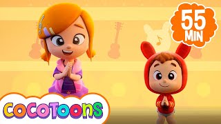 A Ram Sam Sam 💃🏼 e mais música infantil de Lea e Pop em português | Cocotoons Brasil