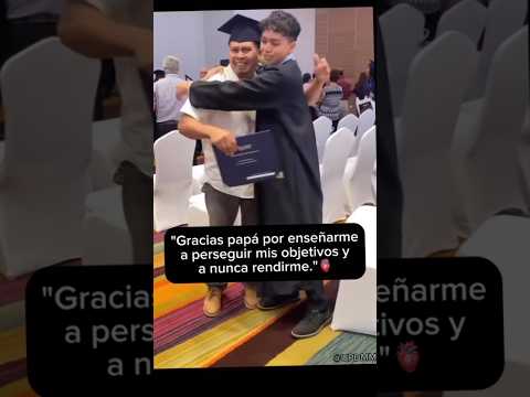 Así es sean orgullosos de sus padres