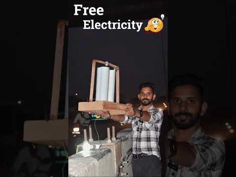 vertical axis wind turbine project live testing on rood ? best electrical project #shorts #viral