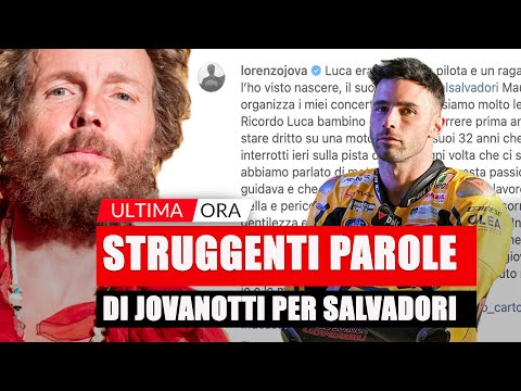 MORTE LUCA SALVADORI, LE STRUGGENTI PAROLE DI JOVANOTTI: "L’HO VISTO NASCERE, ERA UN RAGAZZO D'ORO"