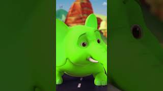 एक मोटा हाथी, Ek Mota Hathi Barish Me Phasa, Hindi Rhymes for Kids #shorts #ekmotahathi #kidsfun