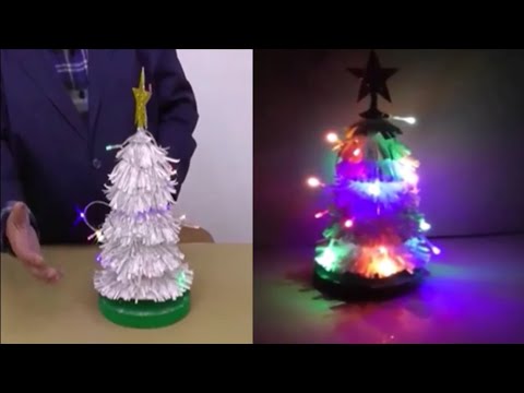 Árbol de Navidad echo con papel diy