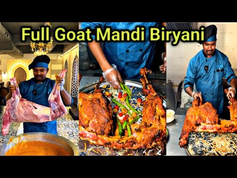 Full Goat Mandi Biryani | street food biryani, street food biryani making, street food biryani india