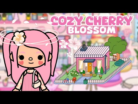 Cozy Cherry Blossom Tiny House | Toca Boca House Ideas | Toca Life World