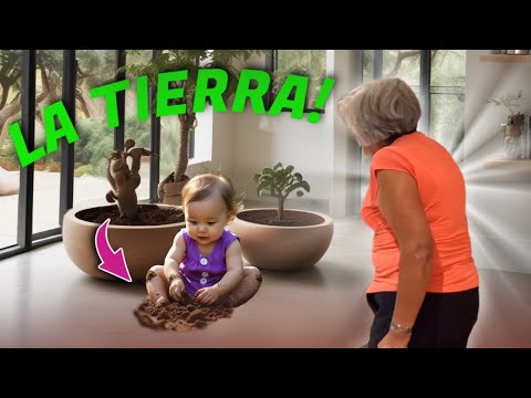 VERO REGAÑA A ALQUIMIA POR SACAR LA TIERRA! 👶🏻💐