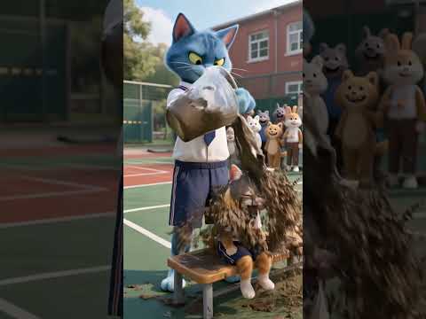 cat works at night, dozes off in class during the day, and is bullied by teachers and classmates