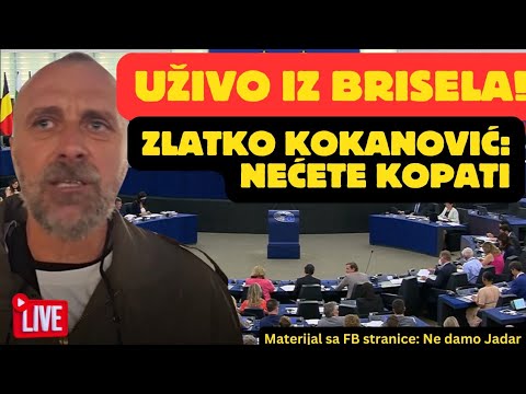 Zlatko Kokanović uzburkao EUparlament: Ni minut govora, ali u dve reči sve objasnio: Nećete kopati!