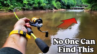 The Best Hidden Creek Fishing In Houston