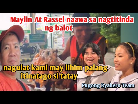 MAYLIN AT RASSEL NAAWA SA NAGTITINDA NG BALOT