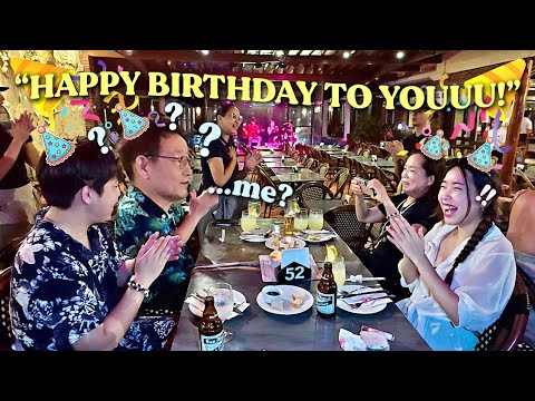 My Korean Dad Trying to Survive a Filipino Birthday Party 😭🇵🇭 (everyone sings for him..🤣)