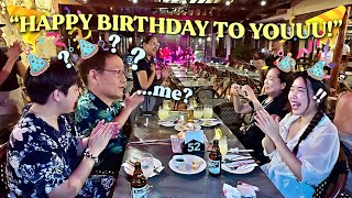 My Korean Dad Trying to Survive a Filipino Birthday Party 😭🇵🇭 (everyone sings for him..🤣)