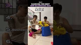 Ranking The Best New Balenciaga's Trash Bag (Part 1) #usa