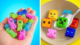 123 GO! MINECRAFT'TAN İLHAM ALAN MALZEMELER! El İşi Becerini İlerletmek İçin Yaratıcı Fikirler
