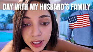 عائلة راجلي الأمريكي عرضو علينا... أجواء عجيبة 🇺🇸❤️