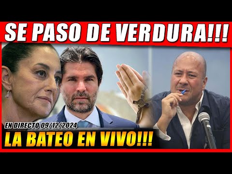 LUNES! LA PRESIDENTA BATEO A NORMA PIÑA EN VIVO, ENRIQUE ALFARO YA SE PELO, LA HERENCIA