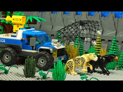 Lego City Zoo Escape - Police Caught Escaped Animals