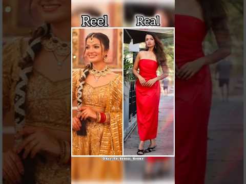 Reel 🆚 Real cast #shorts #viral #dangletv #mannatisundar