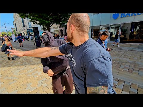 THE BODYGUARD DEFEATS THE BALACLAVA BOY MENACE (Manchester)