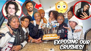 EXPOSING OUR CRUSHES🥰👀..* HEAR ME OUT CAKE 🎂 *