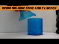 Understanding the Volume of a Cone and Cylinder
