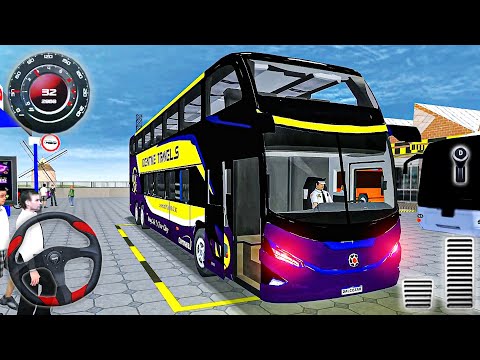 Real Coach Bus Driving 3D - Offroad Coach Bus Driving 2024 - Android GamePlay