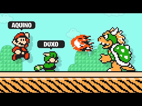 AQUINO y DUXO juegan MARIO MAKER 2