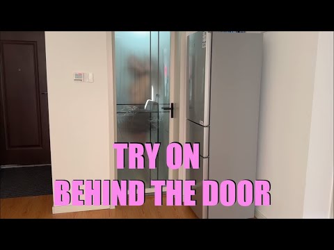 Try On BEHIND the Door! New Outfits! 🥳