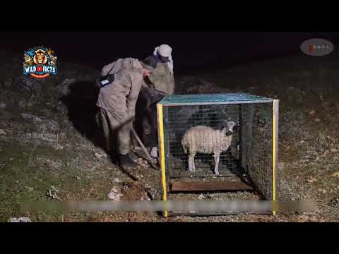 "Técnicas de Armadilha Incríveis: Capturando um Lobo Selvagem e Protegendo o Rebanho de Ovelhas"