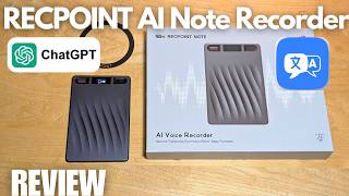 REVIEW: RECPOINT Note AI Voice Recorder | Transcribe, Summarize & Translate Recordings in One Click?