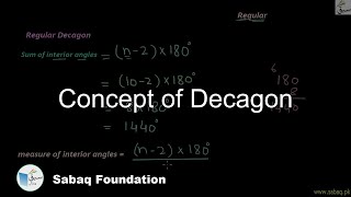 Concept of Decagon