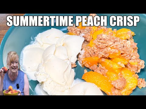 Easy Summertime PEACH CRISP