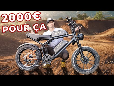 JE TEST une MOTO WTF au BIKEPARK !? (Le Vakole Q20)