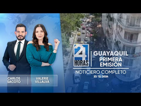 Noticiero de Guayaquil (Primera Emisión 23/12/2024)