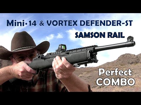 Ruger Mini-14 & Vortex Red Dot =The Perfect Combo!  Samson Hannibal Rail