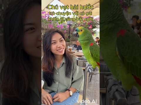 Hài hước.. Vẹt bóc phốt chị 30 tuổi giữa quán nước