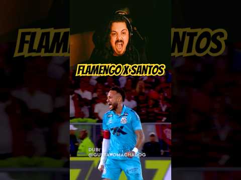 Flamengo X Santos DUBLADO! #dublagem #flamengo #brasileirão #neymar #santos #neymarjr