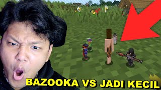 Gw DAN TEMEN GW COBAIN PETAK UMPET MINECRAFT VIRAL DI SHORTS! ... (BAZOOKA VS TUBUH JADI KECIL)