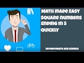 Squaring Numbers Ending in Five