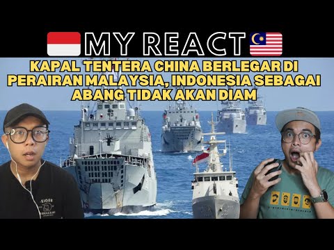 KAPAL TENTERA  CHINA BERLEGAR DI PERAIRAN MALAYSIA, INDONESIA SEBAGAI ABANG TIDAK AKAN DIAM