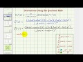 Calculus Derivatives and Trigonometric Values