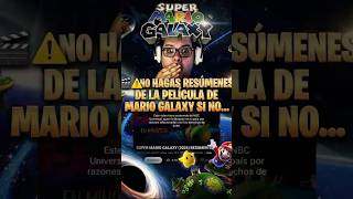 🎬⚠️ No hagas resúmenes de la película de Mario Galaxy si no…
