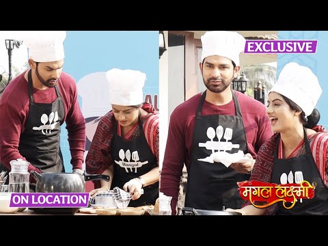 Mangal Lakshmi | On Location | Mangal Aur Adit Ne Milkar Banaya Cooker Me Cake, Cooking Competition