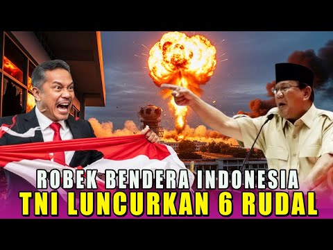 GEGER‼️ROBEK BENDERA INDONESIA DENGAN ANGKUH, TNI LUNCURKAN 6 RUDAL KE MALAYSIA