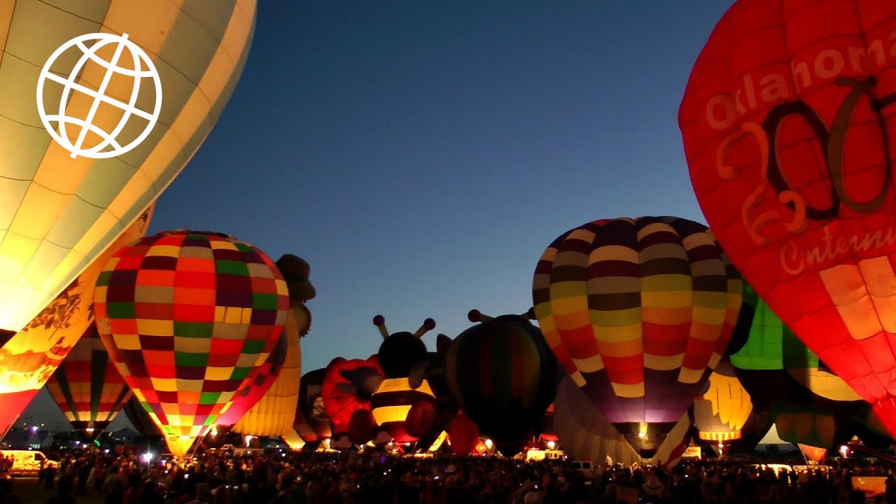 Albuquerque International Balloon Fiesta, New Mexico, October 2012 in HD