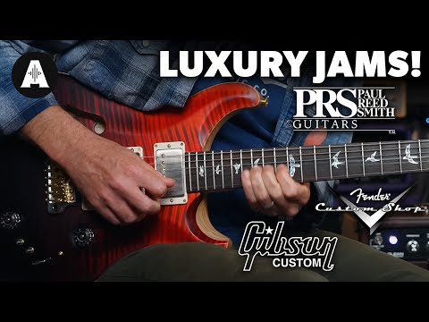 The Andertons Band Jamming with High-End Guitars! - Rock N Roll Relics, Gibson, PRS & Fender