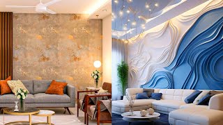 3D Wallpaper House Interior Design | 5DWallpaper Design | 3D Dimensions Living Room PVC Wall Panel