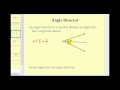 Understanding Angle Bisectors
