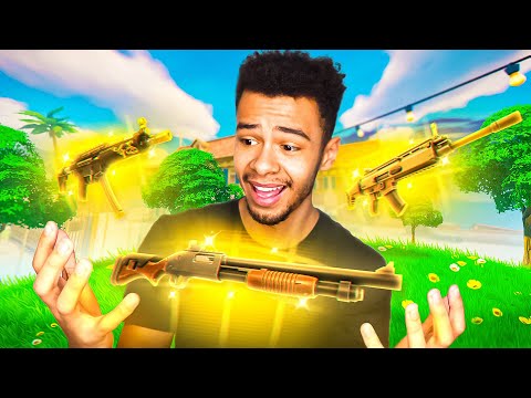 ARME MYTHIQUE CHALLENGE ! FAIRE TOP 1 avec LES ARMES MYTHIQUES du CHAPITRE 5 FORTNITE ! (extrême)